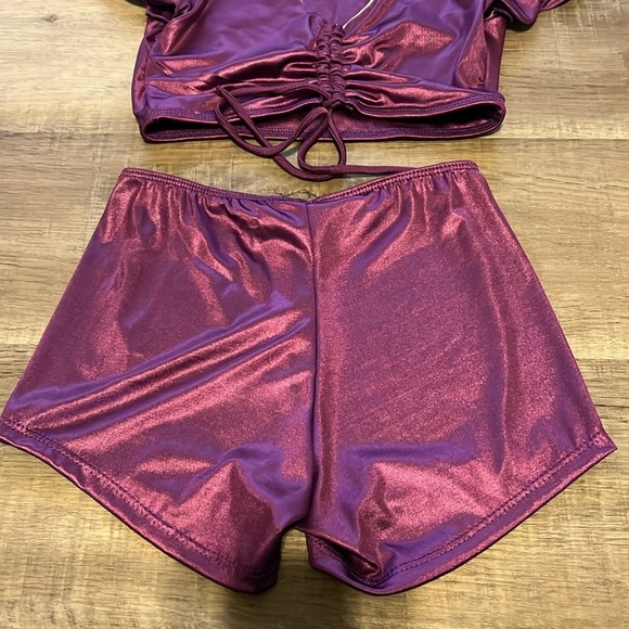 4 for $20 Sokali Dancewear Company tie top and shorts size M - Picture 4 of 9